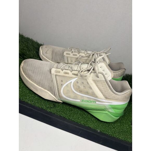 Nike Zoom Metcon Turbo 2 Mens Shoes Wolf Grey & Green Size 11 - Picture 1 of 8